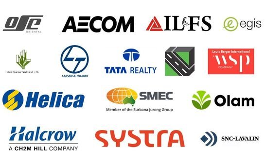 Consulting engineers and contractor client logos
