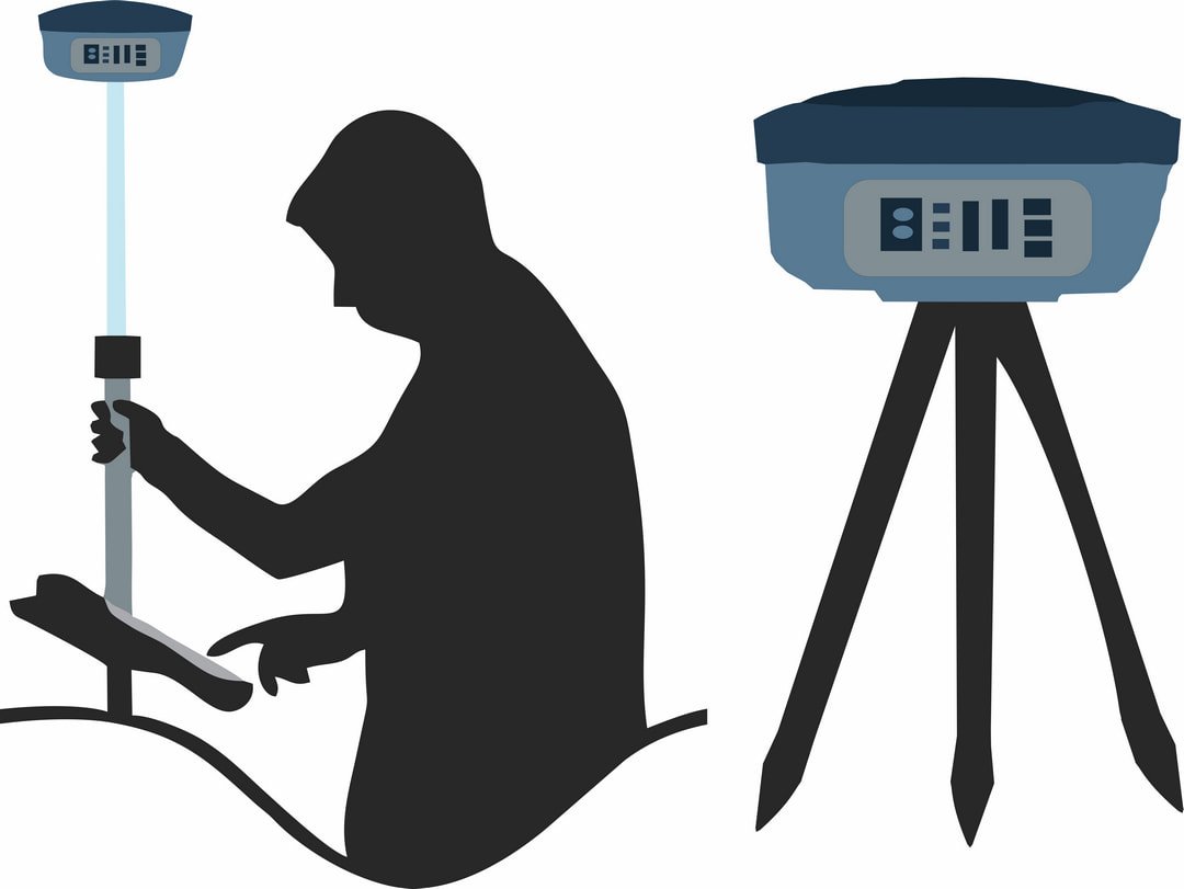 DGPS RTK survey on industrial land