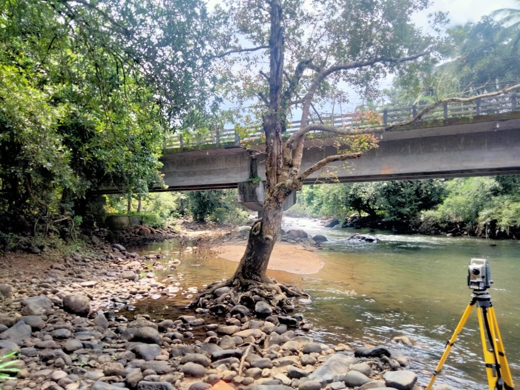 Total Station survey for irrigation infrastructure